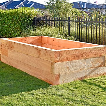 200x100 Raised Kitset Garden Bed - 600mm high no capping